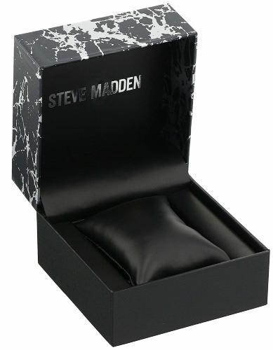 Мужские кварцевые часы из нержавеющей стали Steve Madden SMW198TGU